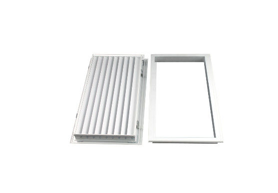 High Clean Rate Stainless Steel Vent Hvac Return Grill ISO9001 Certification